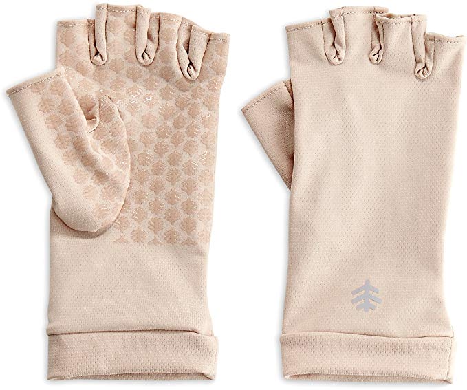 Coolibar UPF 50  Unisex Fingerless Sun Gloves - Sun Protective