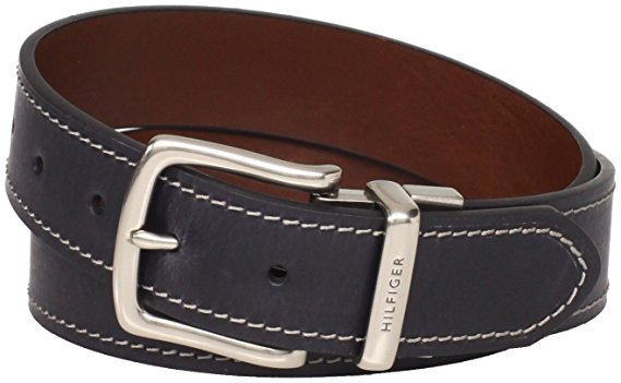 Tommy Hilfiger Men's Contrast-Stitching Jean Belt