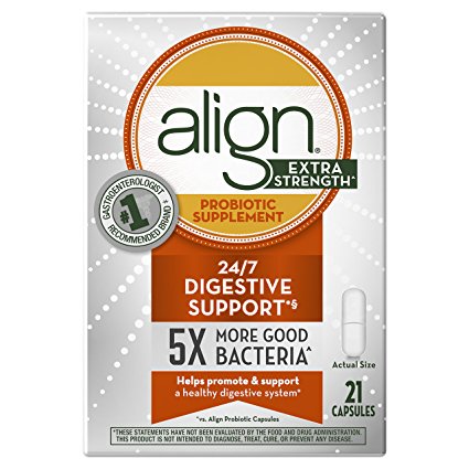 Align Extra Strength Daily Probiotic Supplement, Probiotics Supplement, 21 Capsules