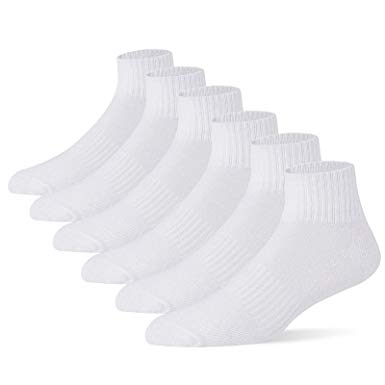 POSHDIVAH Cotton Ankle socks For Men Athletic Running Socks 6 Pack