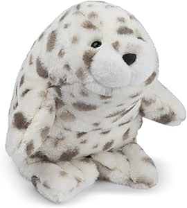 GUND Nuri Leopard Seal Plush, Premium Stuffed Animal for Ages 1 and Up, White/Gray, 10”