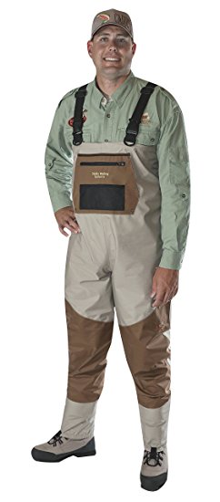 Caddis Men's Attractive 2-Tone Tauped Deluxe Breathable Stocking Foot Wader(DOES NOT INCLUDE BOOTS)
