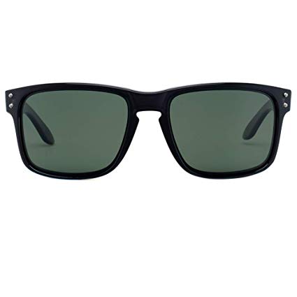 Bnus italy made classic sunglasses corning real glass lens w. polarized option