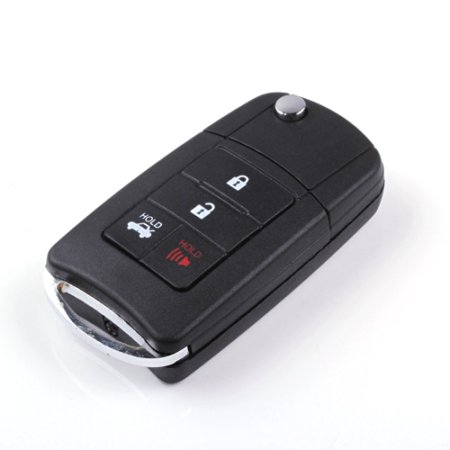 Keyless Entry Switch Folding Flip Blank KEY Case Shell Remote KEY Blank replacement for Toyota Camry 2012 2013
