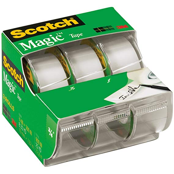 Scotch 3105 3/4" x 300" Scotch Magic Tape 3 Pack