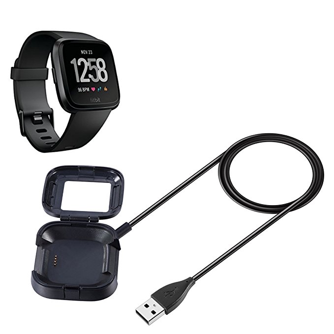 For Fitbit Versa Charger Charging Cable Clip Dock Compatible With Fitbit Versa