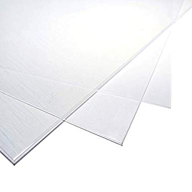 Polycarbonate Plastic Sheet 12" X 24" X 0.0625" (1/16") 3 Pack for VEX Robotics Teams, Hobby, DIY, Industrial. Shatterproof, Easy to Cut, Bend, Mold.