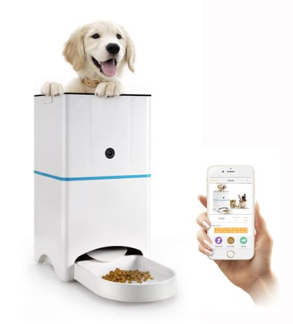 Abdtech SmartFeeder - Automatic Pet Feeder for Dog or Cat - Control with your iPhone, Android or other smart device