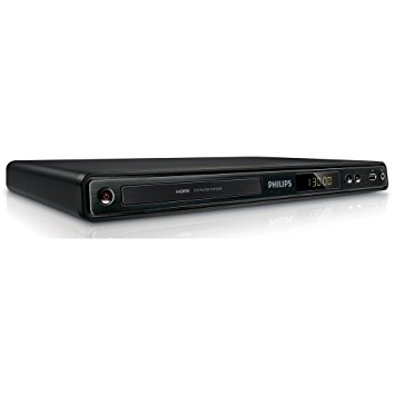 Philips DVP3560 DVD Player with 1080p HDMI Upscaling & Multimedia DiX - Black