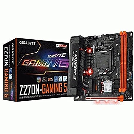 Gigabyte GA-Z270N-Gaming 5 Motherboard LGA1151 Intel Z270 RGB FUSION HDMI DP USB3.1 Type-C Mini-ITX DDR4