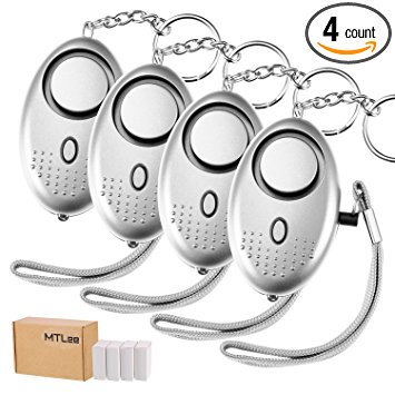 TOODOO 130db Safesound Personal Security Alarm Keychain, Safety Emergency Alarm with LED Safety and SOS Emergency Alarm Providing Powerful Safety and Property Assurance for Kids, Women