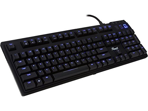 Rosewill Apollo LED Backlit Mechanical Gaming Keyboard with Cherry MX Switch, Red/Blue (Apollo RK-9100xBRE)
