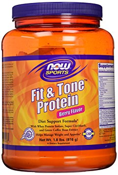 Now Foods Fit and Tone Protein, Berry, 1.8 Pound