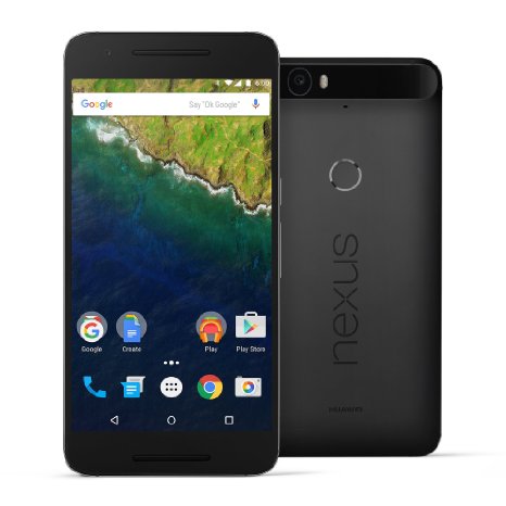 Huawei Nexus 6P - 64 GB Graphite (U.S. Version: Nin-A12) - Unlocked 5.7-inch Android 6.0 smartphone w/ 4G LTE (U.S. Warranty)