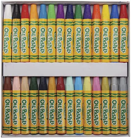 Crayola Oil Pastels; Art Tools; 28 ct; Bright, Bold Opaque Colors; Jumbo Size; Hexagonal Shape…