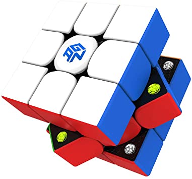 GAN 356 M, 3x3 Magnetic Speed Cube Stickerless Gans 356M Magic Cube (ver. 2020)
