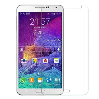 Lowmany Note 4 Screen Protector,Premium Tempered Glass Screen Protector Film for Samsung Galaxy Note 4