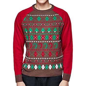 Blueberry Pet Festive Ugly Christmas Dog Sweater or Unisex Sweater