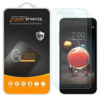 [2-Pack] Supershieldz for LG "Aristo 2" Tempered Glass Screen Protector, Anti-Scratch, Bubble Free, Lifetime Replacement Warranty