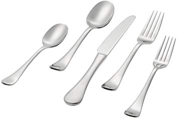 Ginkgo International Varberg 5-Piece Stainless Steel Flatware Place Setting, Service for 1