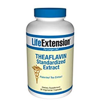 Life Extension - Theaflavins Standardized Extract - 350 Mg - 30 Vcaps (Pack of 3)