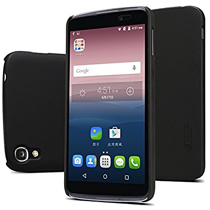 Idol 3 (5.5") Case, Dretal@ High Quality Ultra-thin Frosted Hard Case Slim Cover with Hd Screen Protector for Alcatel Onetouch Idol 3 5.5 Inch (Hard-Black)