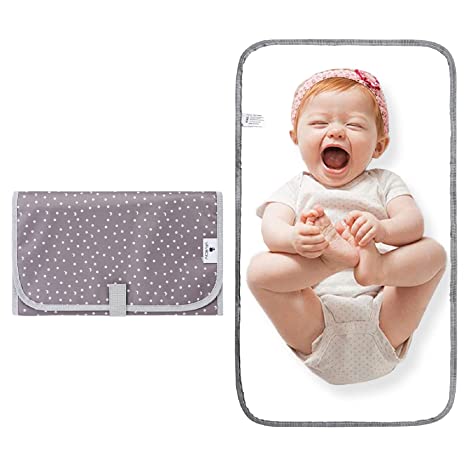 Portable Changing Pad- Baby Changing Pad for Newborn- Diaper Changing Pad Waterproof & Lightweight- Changing Pad Available in Many Lovely Paterrn