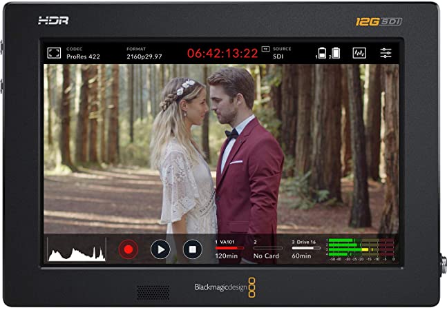 Blackmagic Design Video Assist 7" 12G-SDI HDMI HDR Recording Monitor