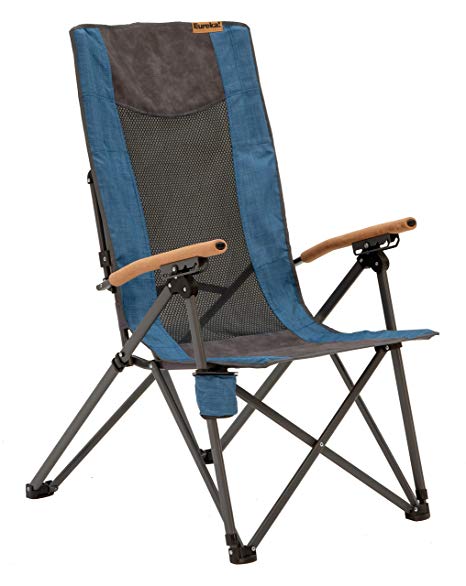 Eureka! Highback Recliner Camping Chair, One Size, Blue