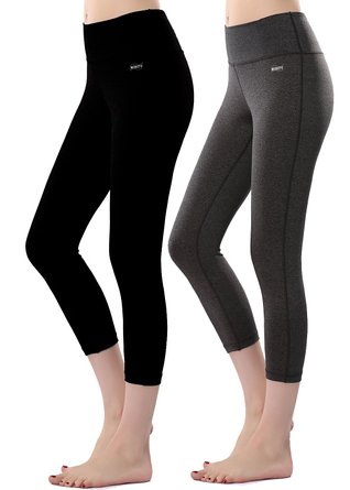 Mirity Women's Tight Yoga Pants Spandex Workout Gym Activewear Capris Yogapants