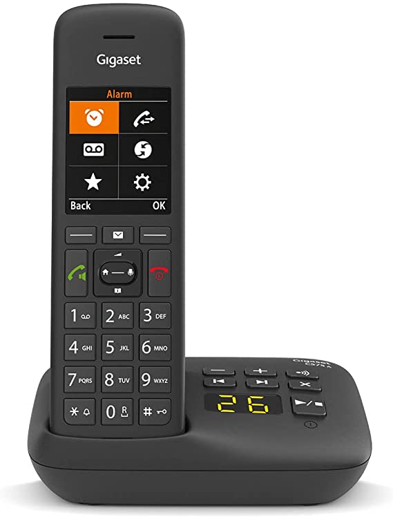 Gigaset Premium C575A Cordless Phone, Single Handset with Answer Machine and Nuisance Call Block
