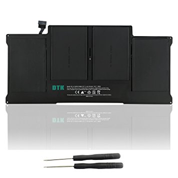 DTK New Laptop Battery Replacement for Apple MacBook Air 13" A1377 A1405 A1496, fits A1369 (Mid 2010, Mid 2011 version) A1466 (Mid 2012, Mid 2013, Early 2014 Version) [Li-Polymer 7.3V 55Wh]