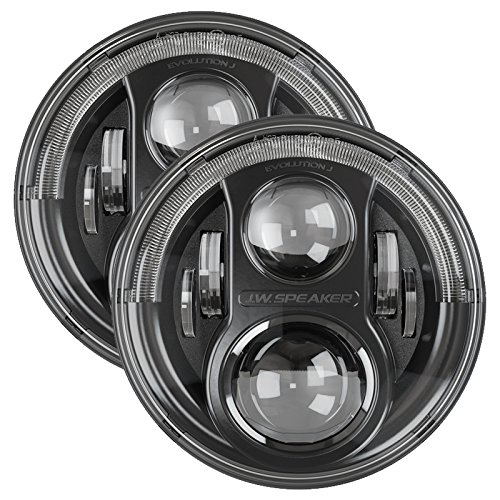 JW Speaker 8700 Evolution J-Series LED Headlight - Black