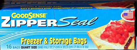 Good Sense Zipper Seal Freezer & Storage Bags