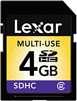 Lexar Professional 4GB Class 4 SDHC Flash Memory Card