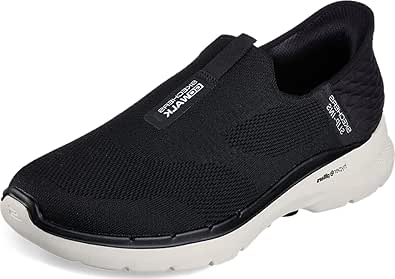 Skechers Mens Gowalk 6 Slip ins Athletic Slip on Walking Shoes | Casual Sneakers With Memory Foam