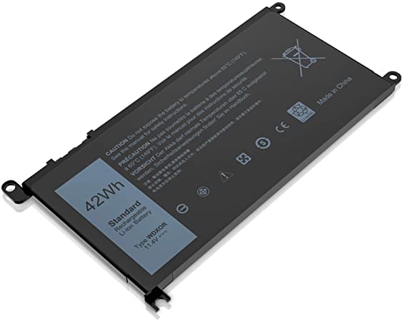POWERWOO New WDX0R Laptop Battery for Dell Inspiron 13 7378 5378 7368 5379 5368 7375 Inspiron 14 7460 Inspiron 15 5578 7560 7569 5565 Battery WDXOR Y3F7Y 3CRH3 T2JX4-[3600mAh/42Wh /11.4V]