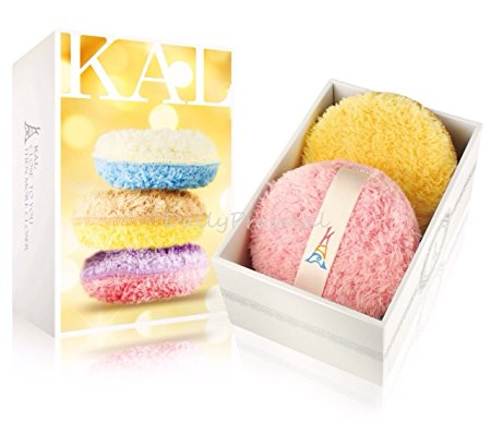 Kal Macaroon Style Face Washing Microfiber Cloth Ball Certified 3M Technology