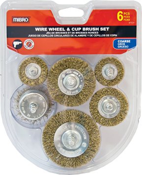 The Mibro GroupMibro 971531 6-Piece Set Wire Wheel and Cup Brush