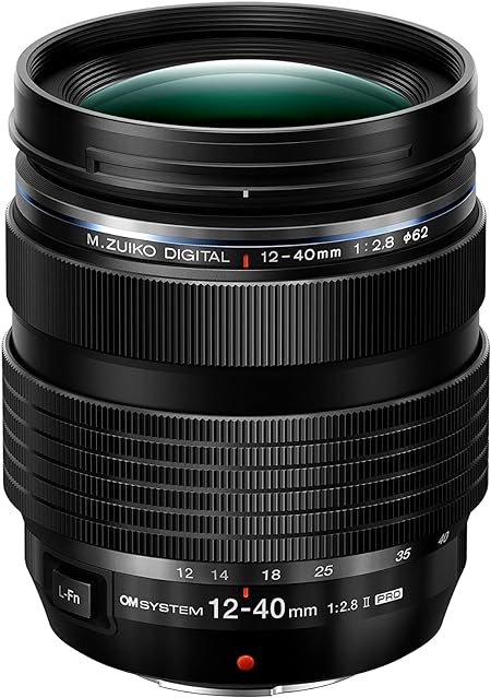 OM SYSTEM OLYMPUS M.Zuiko Digital ED 12-40mm F2.8 PRO II for Micro Four Thirds System Camera Weather Sealed Design Fluorine Coating MF Clutch Compact Zoom Lens