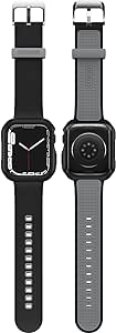 OtterBox Watch Bumper and Band for Apple Watch 7/8/9 45mm - EXPRESSWAY (Black)