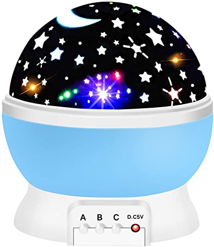 ATOPDREAM Amusing Moon Star Projector Light for Kids - Festival Gifts