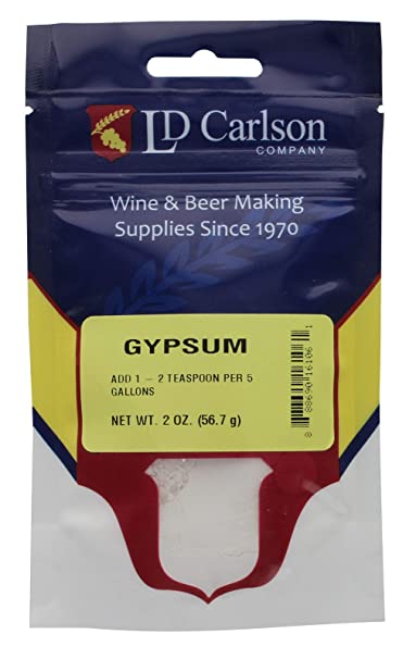 Calcium Sulfate Gypsum 2 oz. for Home Brew