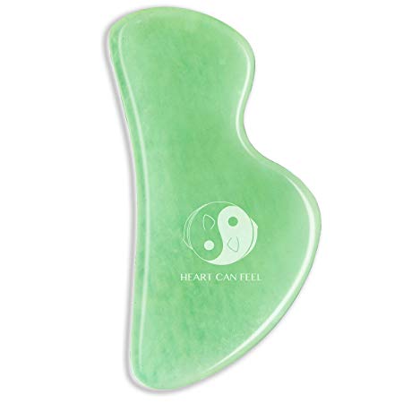 Jade Gua Sha Graston Tools,Natural Jade IASTM Tools for Body Massage Scraper,Portable Myofascial Release Tools for Release Muscle Tension&Pain,Scar Tissue,Soft Tissue Mobilization,Plantar Fasciitis
