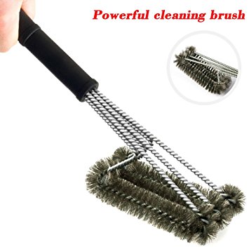 BBQ Grill Brushes - Stainless Steel Powerful Cleaner Tools, 360°Steel Wire Ring Distribution, for Char-Broil, Porcelain and Infrared Grills - [ DAGO-Mart Quality Guarantee ]