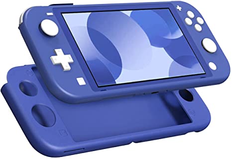 MoKo Protective Case for Switch Lite, Silicone case Protective Rubber Cover Case, Shock-Absorption Anti-Scratch Non-Slip Case Compatible with Switch Lite Console - Blue