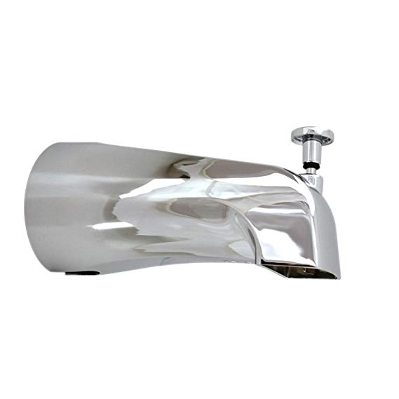 American Standard 022635-0020A IPS Threaded Tub Spout with Diverter and 1/2-14 IPS Threads, Polished Chrome