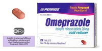 1118871 PT# 45802088830 Omeprazole OTC Tablet Antacid 20mg 28/Bx Made by Perrigo Pharmaceuticals