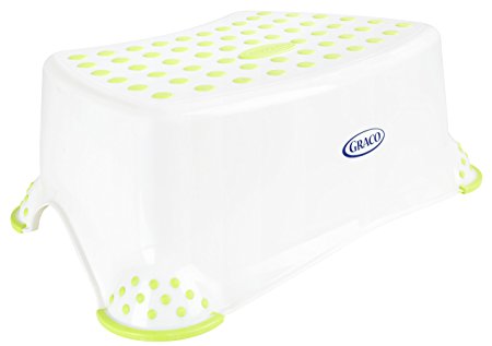 Graco Sure Foot Step Stool, White/Green