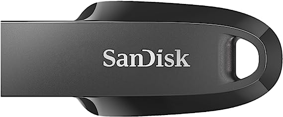 SanDisk 64GB Ultra Curve USB 3.2 Flash Drive Black up to 100 MB/s